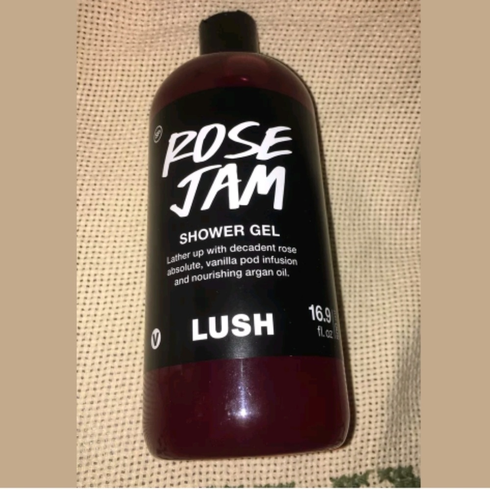 Lush Rose Jam 16.9oz shower gel large bottle